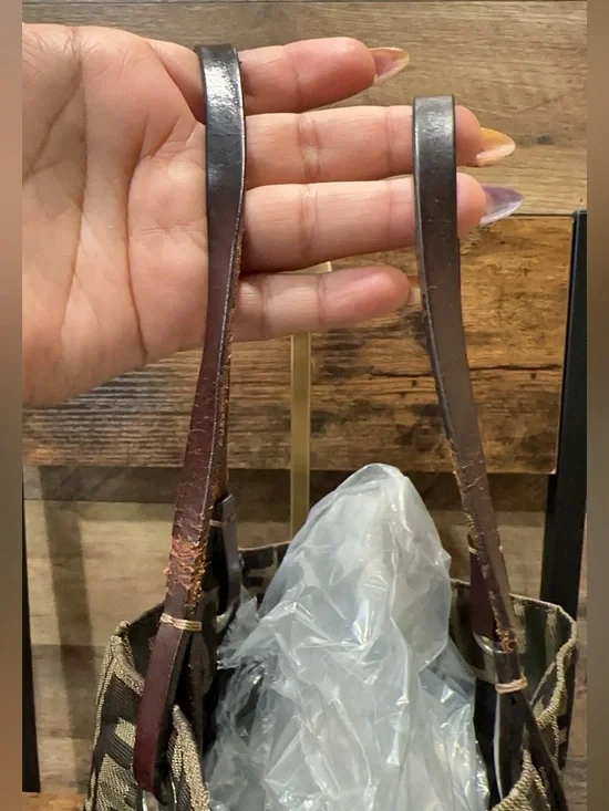 Fendi zucca canvas bundle of bag and wallet - Picture 5 of 16